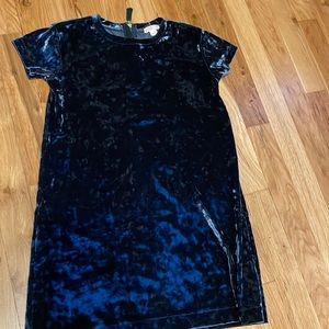 Blue velvet Crewcuts dress
